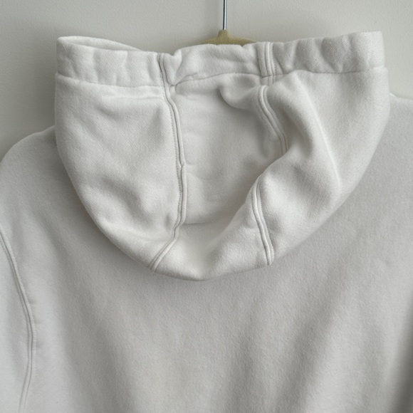 ❄️❄️Nike Hoodie in White with Classic Black Nike Logo US L - Picture 8 of 12